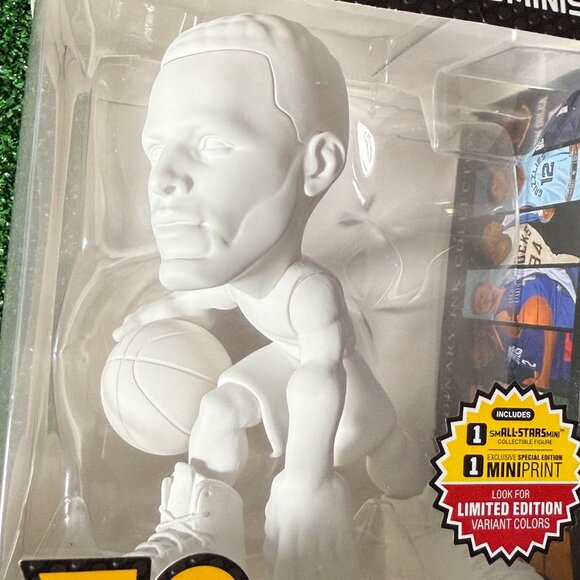 Stephen Curry Warriors smALL-STARS Minis Extremely Rare White Color Variant NEW - Picture 8 of 9